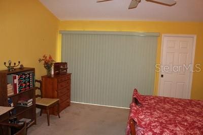 9722 Indian Key Trl Unit 116, Seminole, FL 33776 - carpeted bedroom with ceiling fan
