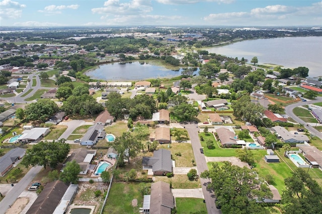 1212 Blake Ave, Auburndale, FL 33823 - aerial view of property's location featuring a nearby body of water and nearby suburban area