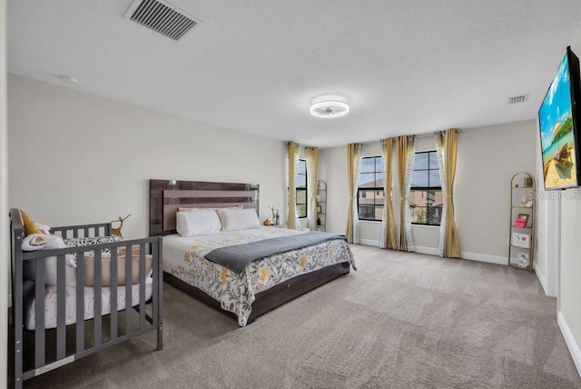 12650 Shetland Walk Dr, Lithia, FL 33547 - carpeted bedroom featuring a textured ceiling and baseboards