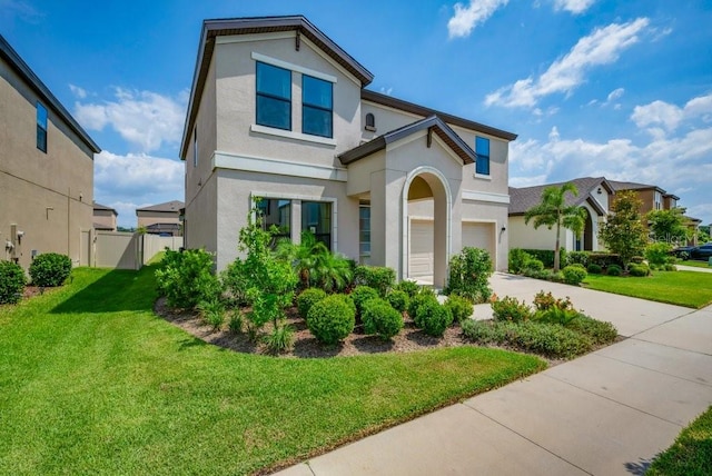 12650 Shetland Walk Dr, Lithia, FL 33547 - view of front of property with stucco siding, driveway, and a garage