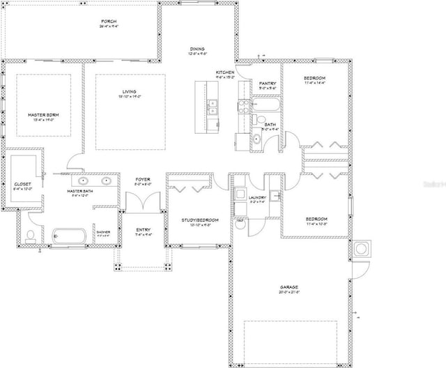 3344 Lagoy St, North Port, FL 34291 - home floor plan