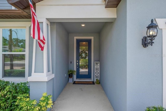 2781 Dolores Home Ave, Valrico, FL 33594 - property entrance featuring stucco siding