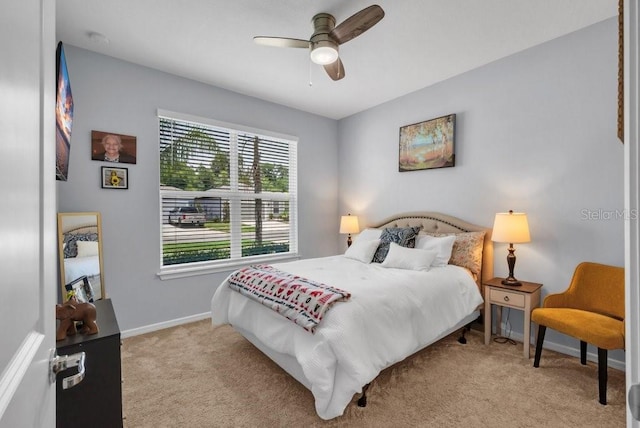 2781 Dolores Home Ave, Valrico, FL 33594 - carpeted bedroom with baseboards and a ceiling fan