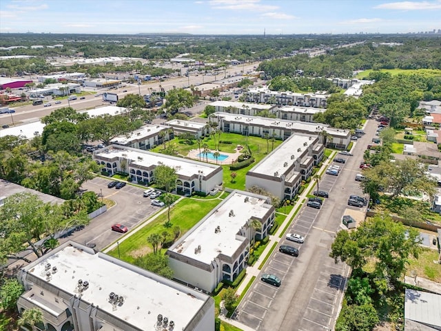 801 Russell Ln Unit 252, Brandon, FL 33510 - aerial view of a pool