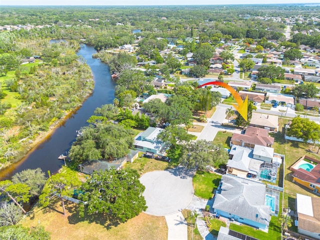 1913 Libby Ct, Holiday, FL 34690 - view of property location featuring a large body of water and nearby suburban area
