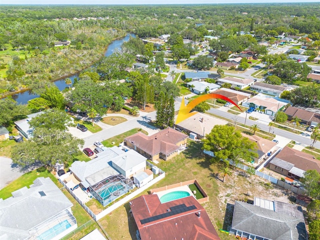 1913 Libby Ct, Holiday, FL 34690 - aerial view of residential area featuring a nearby body of water