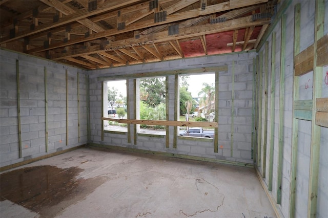 503 W Warren Ave Unit 1, Tampa, FL 33624 - below grade area with concrete block wall
