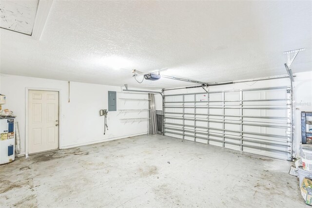 910 SE 23rd Pl, Cape Coral, FL 33990 - garage featuring water heater, a garage door opener, and electric panel