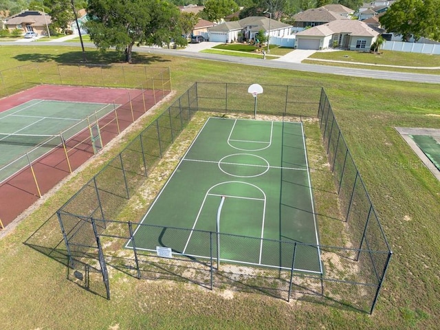 3642 Fantasy Way, Brooksville, FL 34604 - view of basketball court featuring a residential view and community basketball court