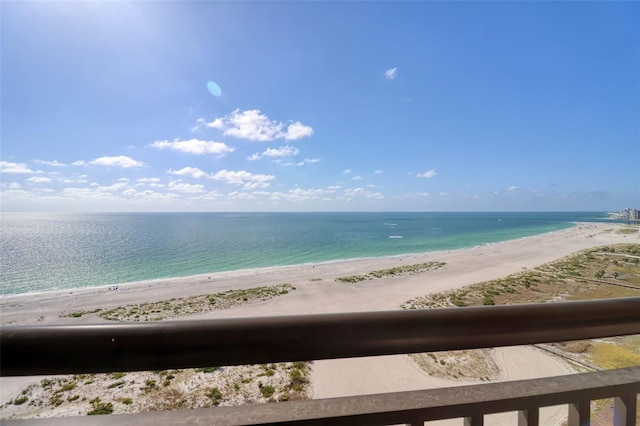 1270 Gulf Blvd Unit 1901, Clearwater Beach, FL 33767 - water view featuring nearby beach