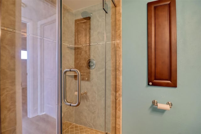 1270 Gulf Blvd Unit 1901, Clearwater Beach, FL 33767 - bathroom featuring a shower stall