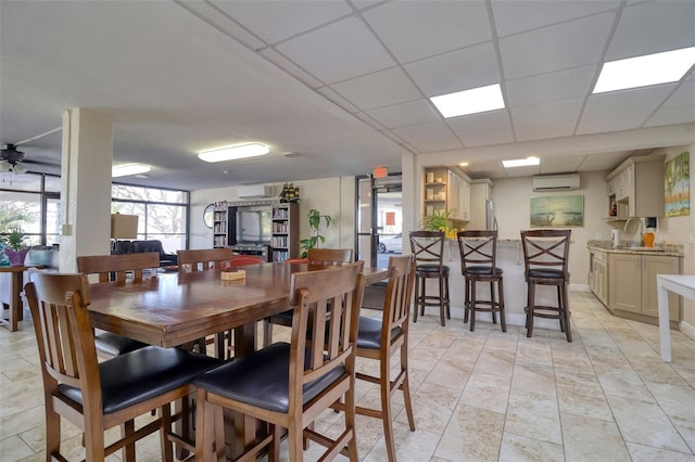 1270 Gulf Blvd Unit 1901, Clearwater Beach, FL 33767 - dining area featuring a wall mounted AC