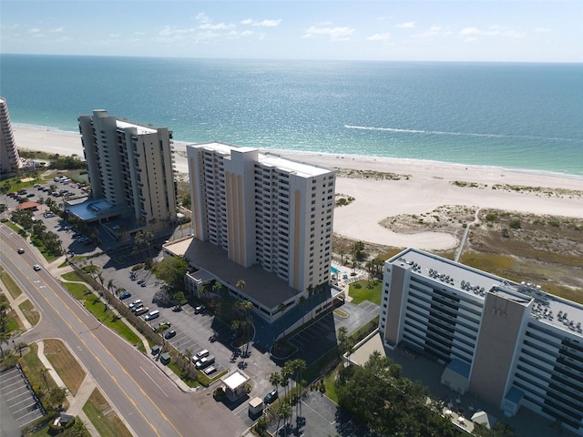 1270 Gulf Blvd Unit 1901, Clearwater Beach, FL 33767 - drone / aerial view of waterfront with a beach