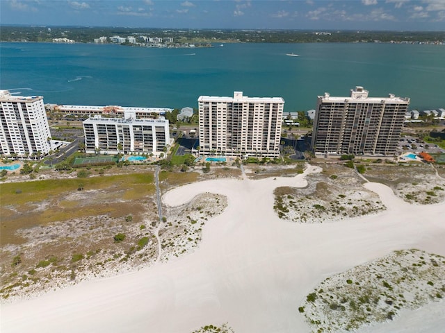 1270 Gulf Blvd Unit 1901, Clearwater Beach, FL 33767 - drone / aerial view of a nearby body of water