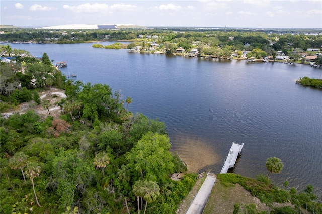 9908 Alafia River Ln, Gibsonton, FL 33534 - aerial view of property and surrounding area with a nearby body of water