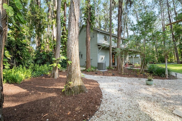 22004 Dupree Dr, Land O Lakes, FL 34639 - view of front of house featuring central AC