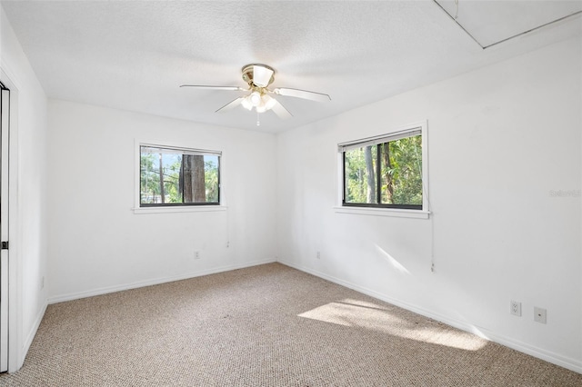 22004 Dupree Dr, Land O Lakes, FL 34639 - empty room featuring carpet flooring, attic access, and baseboards