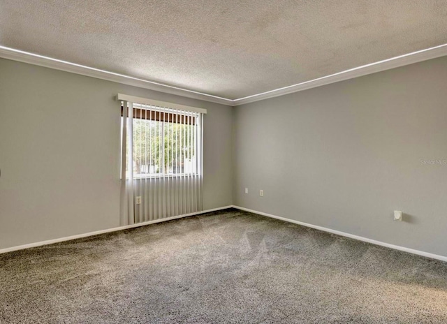 1877 Pine Cone Cir, Clearwater, FL 33760 - unfurnished room with carpet floors, a textured ceiling, and baseboards