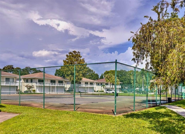 1877 Pine Cone Cir, Clearwater, FL 33760 - view of tennis court