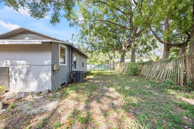 4804 N 18th St, Tampa, FL 33610 - fenced backyard with central air condition unit