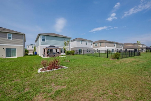 14643 Brumby Ridge Ave, Lithia, FL 33547 - view of yard featuring a gazebo and a residential view