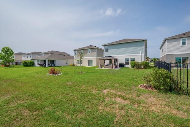 14643 Brumby Ridge Ave, Lithia, FL 33547 - back of house with a gazebo and a residential view