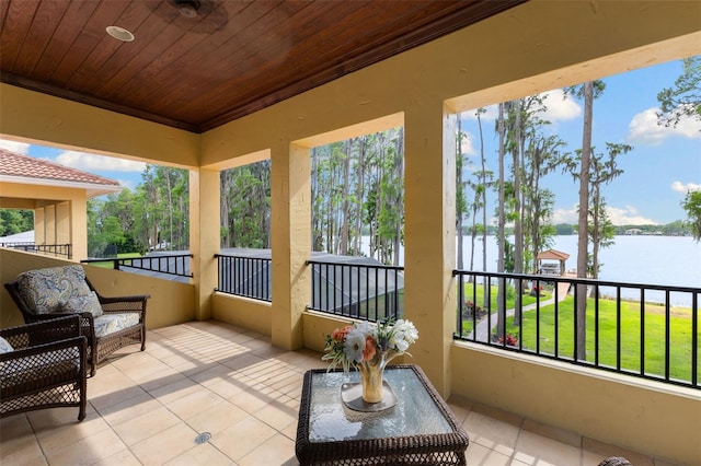 18258 Wayne Rd, Odessa, FL 33556 - balcony featuring a water view