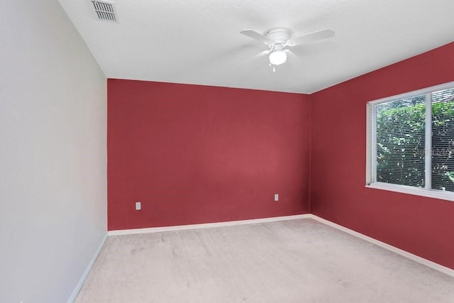 1212 Baycove Ln, Lutz, FL 33549 - unfurnished room with a ceiling fan, carpet floors, and baseboards