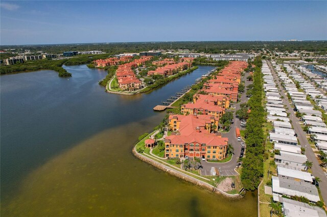 2773 Via Cipriani Unit 1310A, Clearwater, FL 33764 - aerial view of a nearby body of water