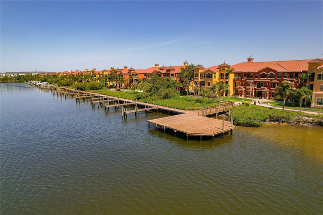2773 Via Cipriani Unit 1310A, Clearwater, FL 33764 - dock area with a water view