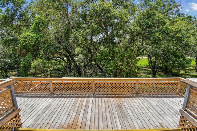2742 Wilson Ct, Palm Harbor, FL 34684 - view of wooden deck