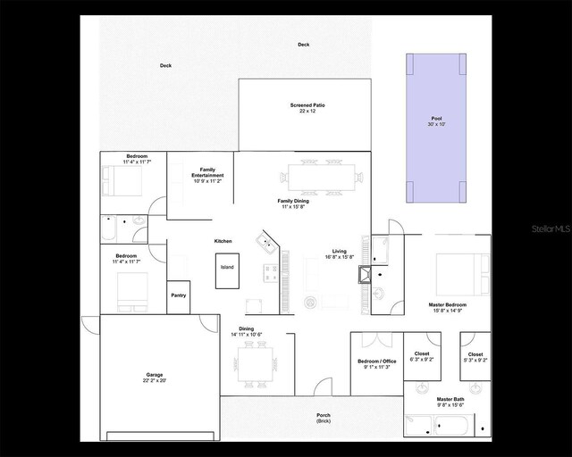 8701 Lake Calm Ln, Odessa, FL 33556 - property floor plan