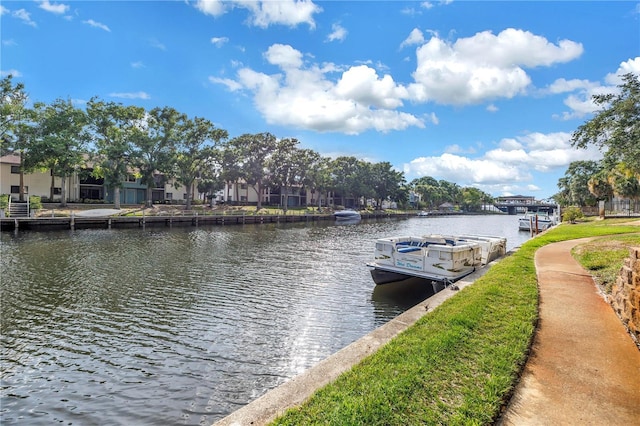 6309 Newtown Cir Unit 9B2, Tampa, FL 33615 - dock featuring a water view