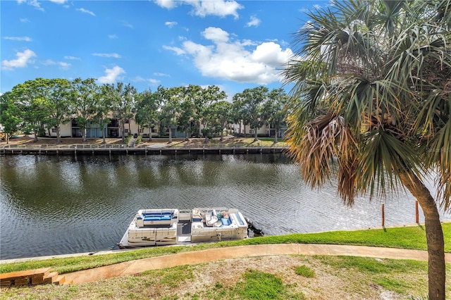 6309 Newtown Cir Unit 9B2, Tampa, FL 33615 - dock featuring a water view