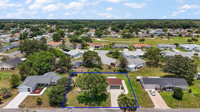 9755 SE 176th St, Summerfield, FL 34491 - aerial view of residential area with property boundaries highlighted