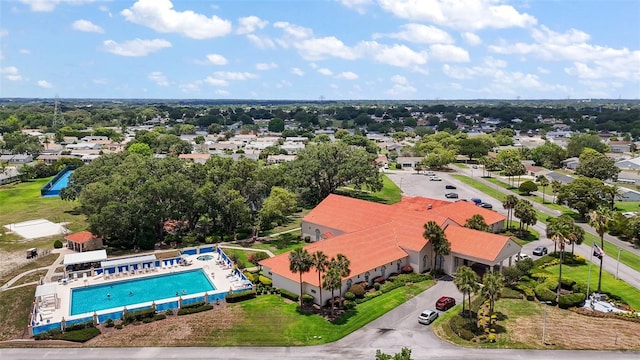 9755 SE 176th St, Summerfield, FL 34491 - bird's eye view of a pool area