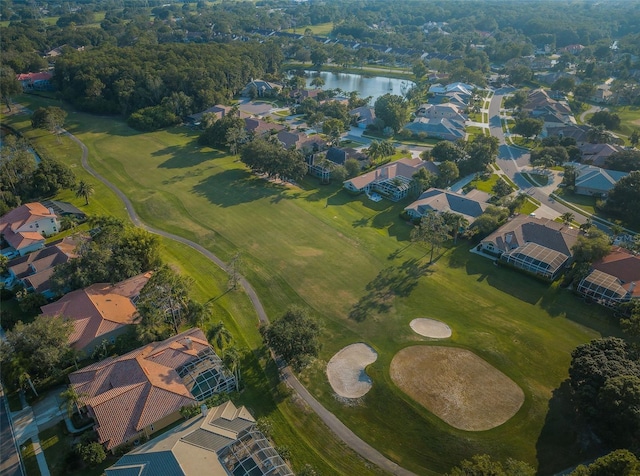 1516 E Lake Woodlands Pkwy, Oldsmar, FL 34677 - aerial view of property's location featuring a local golf course, nearby suburban area, and a nearby body of water