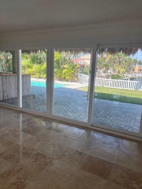 12055 4th St E, Treasure Island, FL 33706 - entryway with ornamental molding