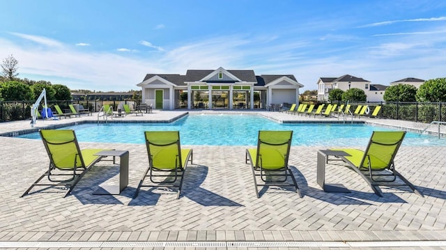 28547 Hillcrest Valley Blvd, Wesley Chapel, FL 33543 - community pool with a patio area