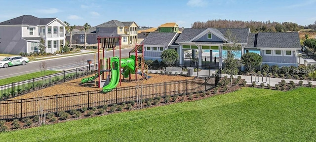 28547 Hillcrest Valley Blvd, Wesley Chapel, FL 33543 - community jungle gym with a residential view