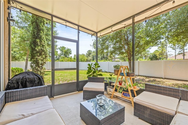 6974 Holly Heath Dr, Riverview, FL 33578 - sunroom / solarium with an outdoor hangout area