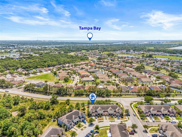6974 Holly Heath Dr, Riverview, FL 33578 - aerial perspective of suburban area