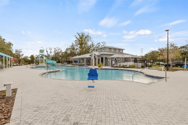 6974 Holly Heath Dr, Riverview, FL 33578 - community pool featuring a patio