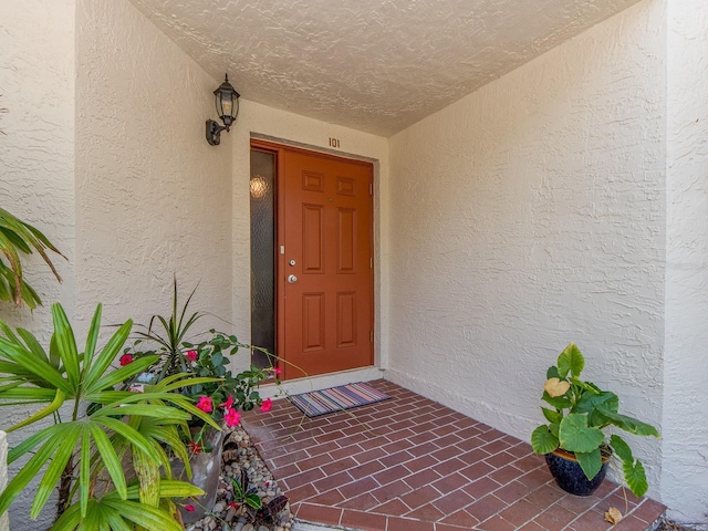 3455 Countryside Blvd Unit 101, Clearwater, FL 33761 - doorway to property with stucco siding