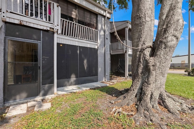 4032 Cortez Dr Unit A, Tampa, FL 33614 - back of house with a balcony