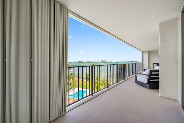 100 Oakmont Ln Unit 802, Belleair, FL 33756 - balcony with a water view