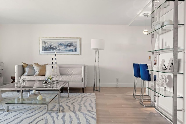 2620 Cove Cay Dr Unit 704, Clearwater, FL 33760 - living area with wood finished floors and baseboards