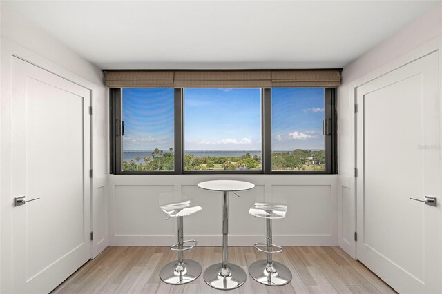 2620 Cove Cay Dr Unit 704, Clearwater, FL 33760 - unfurnished dining area with light wood-style floors