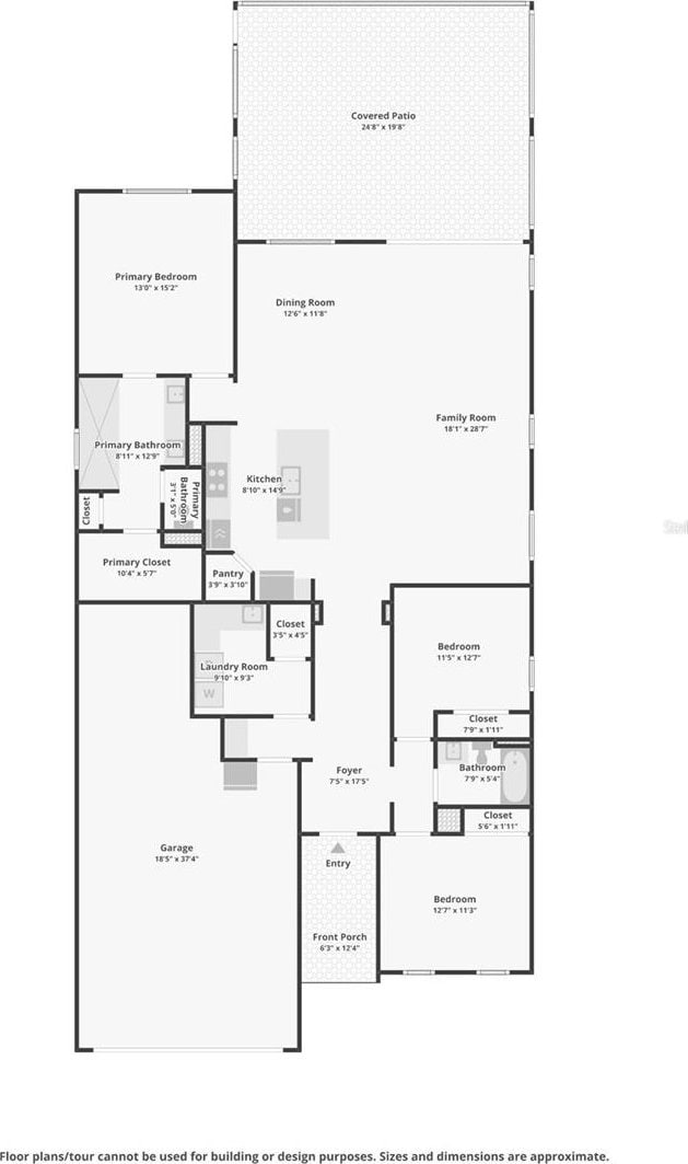 19183 Coastal Shore Ter, Land O Lakes, FL 34638 - home floor plan