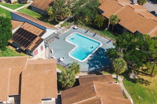 6324 Newtown Cir Unit 24B1, Tampa, FL 33615 - drone / aerial view of a pool area